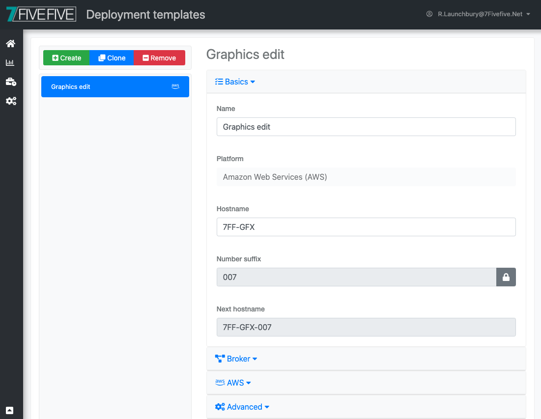 Configuring Deployment Templates